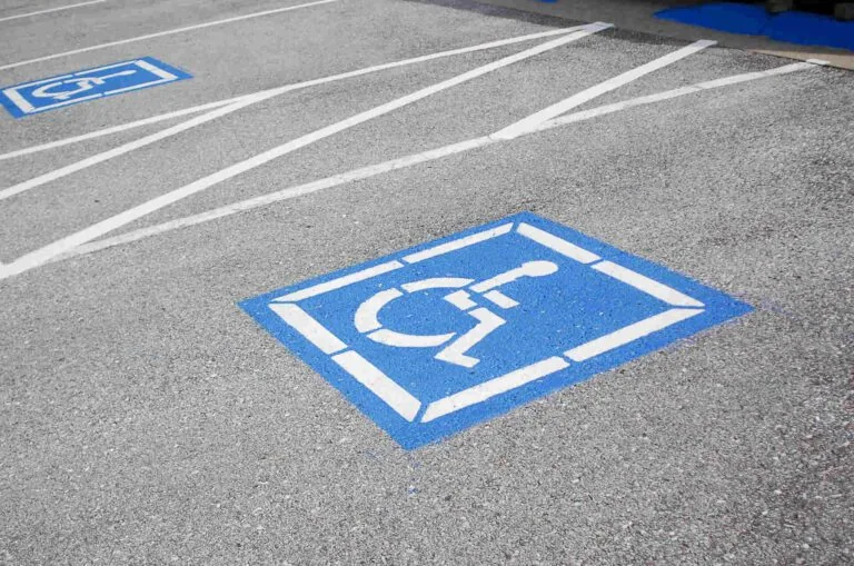 ADA handicap parking spot
