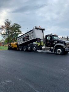 Asphalt milling and parking lot paving