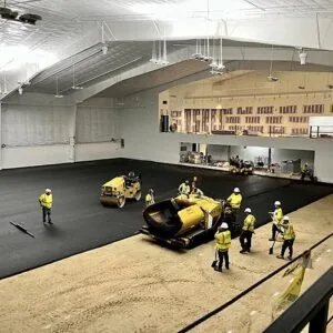 tennis court paving indoor