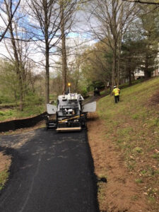 Asphalt resurfacing project