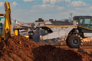 Construction Vehicles at Work