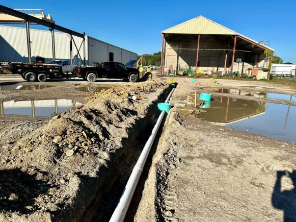 Groundwork For Drain and Utility placement